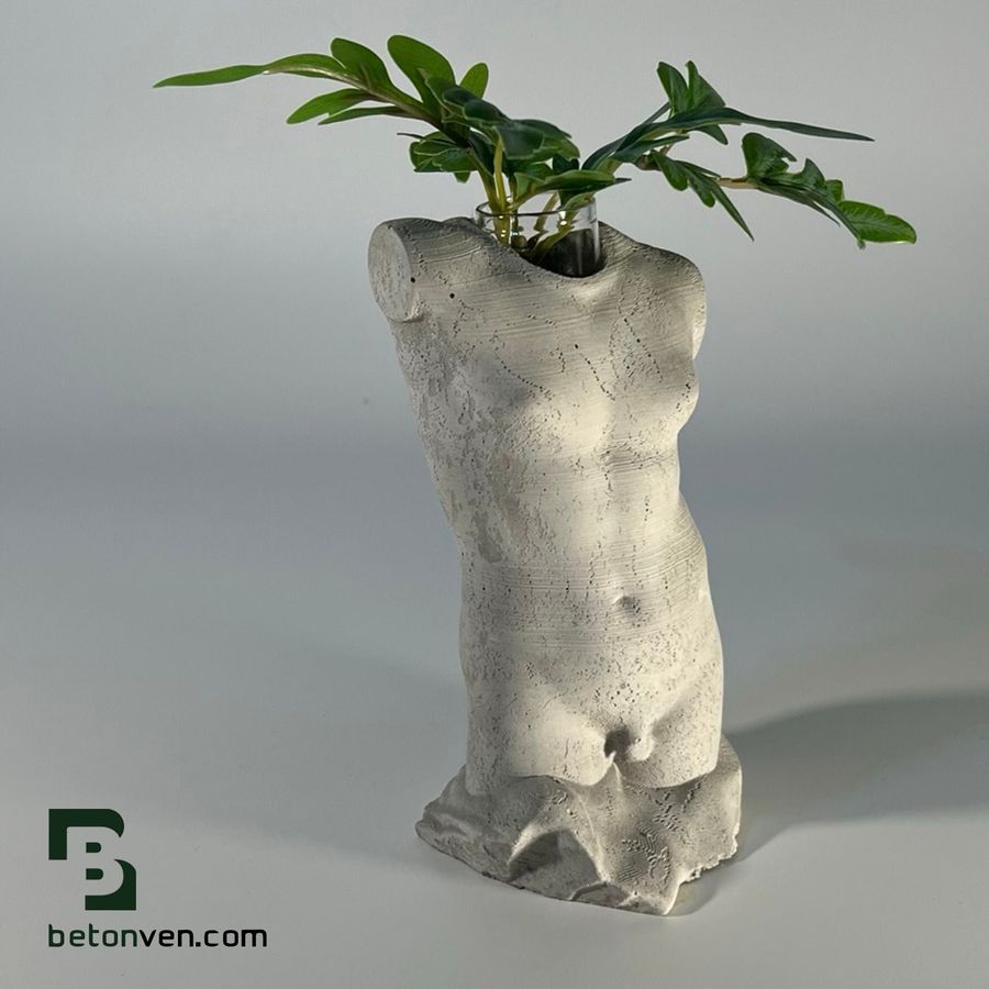 Concrete Hermaphroditus vase