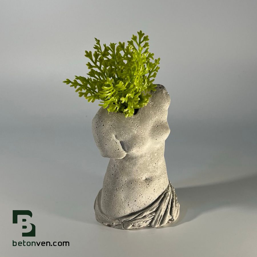 Concrete Venus de Milo air plant holder